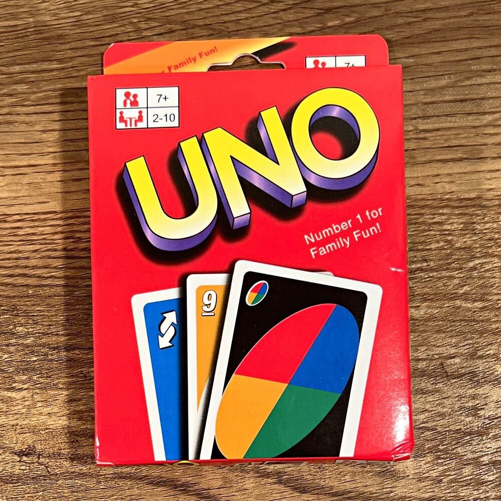 UNO Strategy Card Game Complete Deck, 2-10 Players, Ages 7 Years & Up
